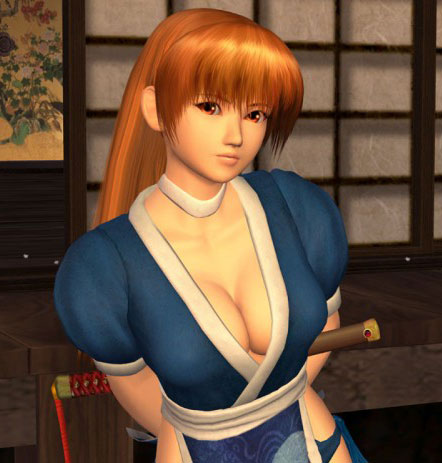 Dead or Alive's Kasumi, finally gave players a reason to forward to unlocking new costumes - Copyright Tecmo